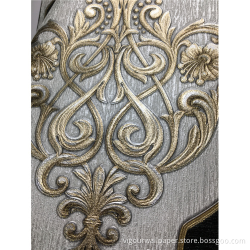 environment friendly pvc wallpaper for home decor